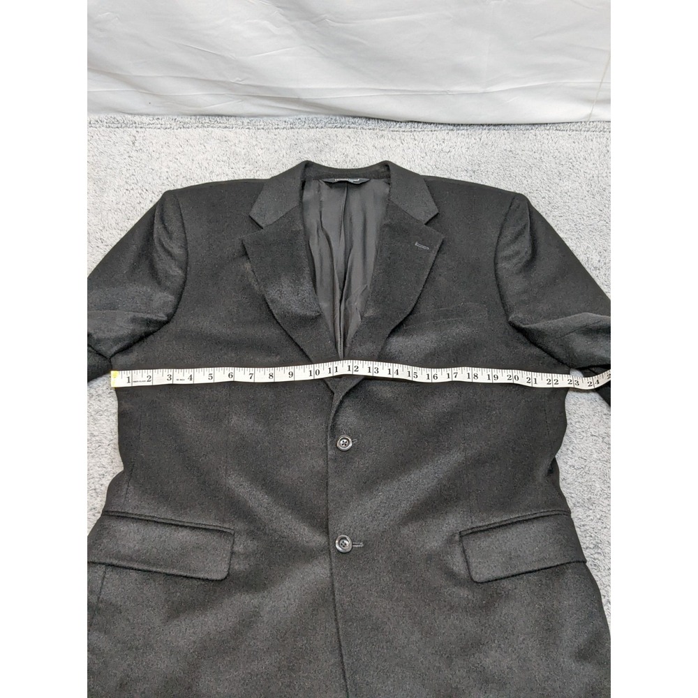 Pronto Uomo Couture 46L Black 100% Cashmere Mens Blazer Jacket Sport Coat‎ NWOT - Picture 7 of 14